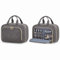 LOVEVOOK Trousse de Toilette Femme Voyage, Grande Capacité Trousses de Toilette à Suspendre avec Compartiment de Stockage de Bijoux, Imperméable Voyage Accessoires Sac Cosmétique Organisateur,Gris