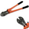 Crystals 18 Inch Bolt Cutter, Chain Cutter for Chains, Padlocks, Wire Fencing, Chicken Wire - Padlock Cutter, Bolt Croppers with Comfortable Rubber Grip - Orange (18 Inch)