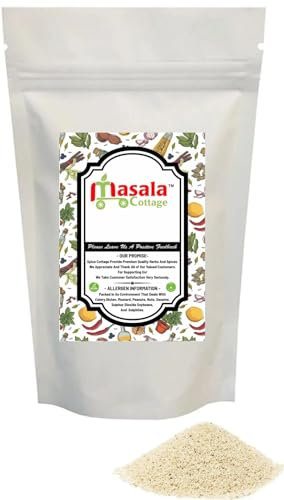 White Poppy Seeds | Khas Khas Poppy Seeds Premium Quality by Masala Cottage® 25g-1.9kg (50, Grams)