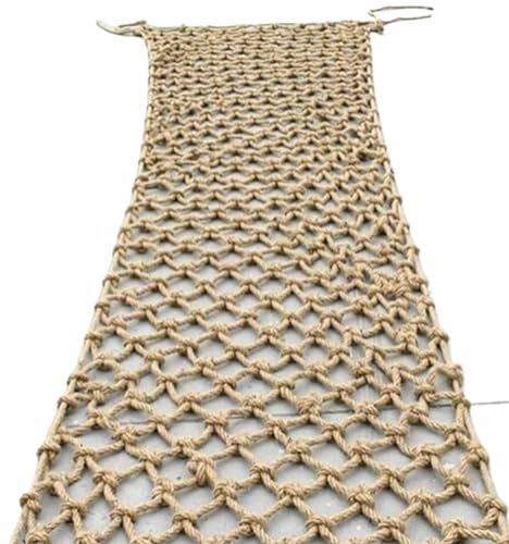 GaoYIYI Playground Rope Net Training Net For Kids Outdoor,Heavy Duty Cargo Net Yard Frame Climbing Net, Treehouse Rope Ladder,Support Customization Safety Rope Net For Kids(Size:1mx2m/39.3x78.7)