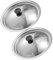 Generic Stainless Steel Pot Lid Replacement Pan Lid Pcs Multi-Purpose Frying Pan Lid Stock Pot Cover