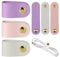 6Pcs Phone Cable Ties Reusable Leather Cable Ties Leather Cable Straps PU Leather Cord Organizer Travel Phone Charging Cord Power Cord Headphone Organizer Snap Closure USB Multipurpose Cord Holder