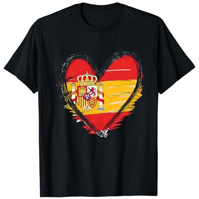 España Camiseta Mujer Hombre Niños Bandera Española Camiseta