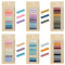 OT-NVWOZR 1200 Stück Haftnotizen Tabs, Selbstklebend Haftmarker Datei Buch Tabs mit Lineal, Multicolor Klebezettel Klein Index Tabs Pagemarker Note Flags für Büro Schule Seitenmarkierung
