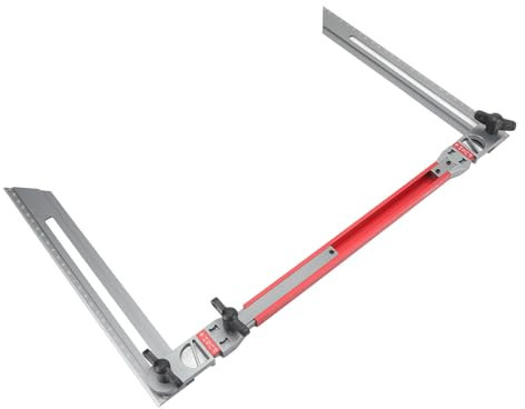 Treppenstufen-Schablonen-Werkzeug, Universelles Faltbare Treppenstufen-Messgerät aus Aluminiumlegierung, Hohe Genauigkeit, Klare Markierung, Treppenstufen-Messwerkzeug, Vorrichtung