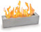 BRIAN & DANY Tischkamin, Bioethanol Kamin mit Löschhilfe und Trichter, Tischfeuer für Indoor & Outdoor, Grau