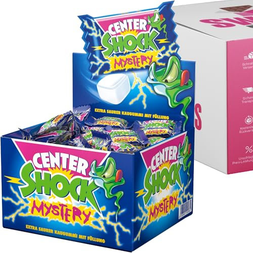 Center Shock 100er Box verschiedene Sorten – Saure Süßigkeiten, perfekt für Partys, Halloween & Schultüten (Box, Mystery (100er Box))