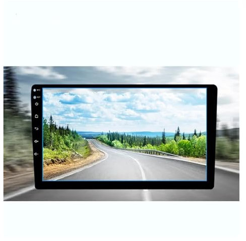 For Podofo 2din 9 Inch Glass Screen Protector Multimedia DVD Video Player GPS Navigation Car Radio System Navigation Protective Film Tempered Glass(B)