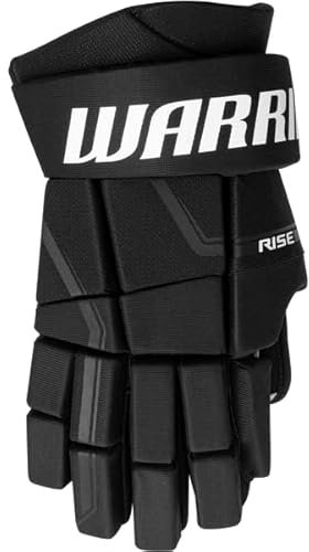 Warrior Rise Handschuhe Junior, Größe:10 Zoll, Farben:Schwarz