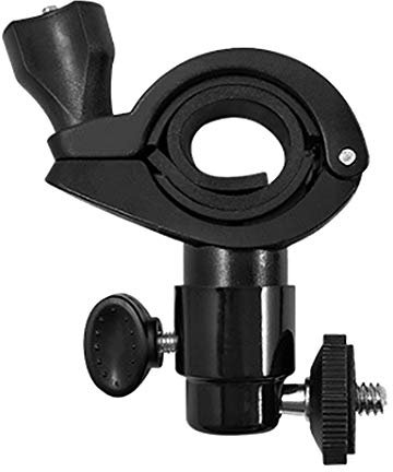 Yctze Soporte para Cámara DV para Espejo Retrovisor de Coche, Soporte para Cámara D con Diseño Antideslizante, Ajuste Universal para Automóvil y Bicicleta (Black)