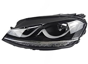 Auto Styling Scheinwerfer Kompatibel for VW Golf 7 MK7 LED Scheinwerfer 2009-2015 Gti Kopf Lampe DRL Signal projektor Objektiv Automotive Zubehör(No bulb)