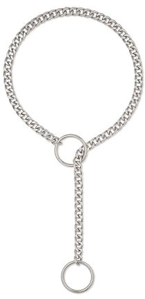 OAJABBGE Stürmerringe Halskette Edelstahlkette Mit Verstellbaren Ringen Für Versammlungen