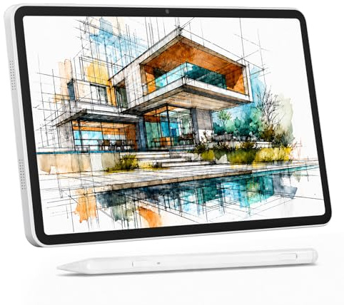 12-Inch Standalone Drawing Tablet No Computer Needed: 4096-Level Stylus Digital Art Tablet with Anti-Glare Screen, 16GB RAM, 256GB Storage, 8000mAh, Android 15 – for Beginners, Artists, Students