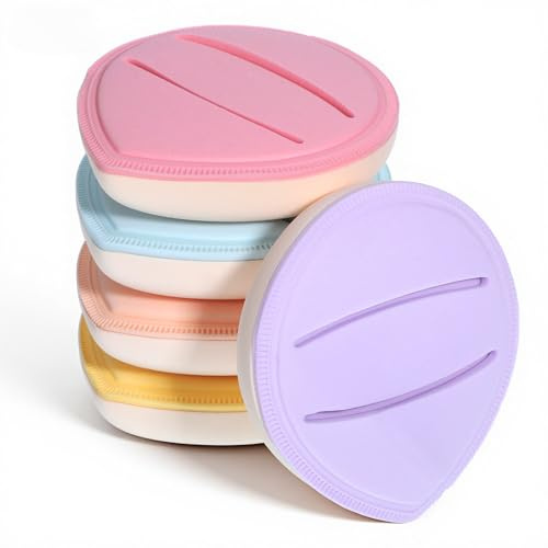 Yuomeaz 5 Stück Puderquaste, Make-up Schwamm, Make Up Sponge, Mehrfarbiger Foundation Blending Schwamm Beauty für Concealer, Rouge