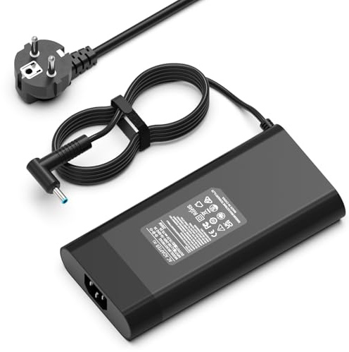 Hafiuege 200W Alimentatore Compatibile con HP Victus 15 16 15-fa0005nl | 19,5V 10,3A Caricatore Pavilion Gaming 15 16 17 Omen 15 17 ZBook 15 17 G3-G8 Envy 15 16 17 PC Portatile 4,5×3,0mm