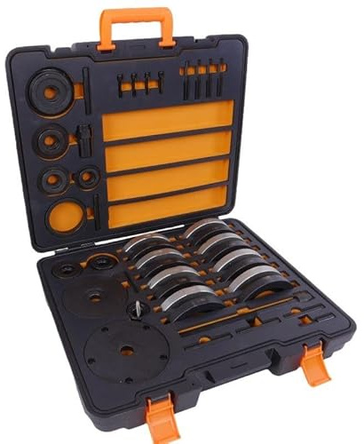 GEAR4GARAGE Wheel Bearing Tool Kit 62mm 66mm 72mm 85mm Bearing Press and Puller Kit Compatible with VW Audi Skoda Seat Including Polo Lupo Fox Transporter Fabia Ibiza in EVA Case