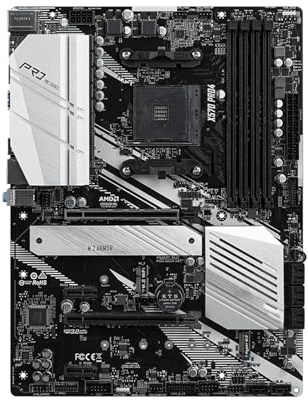 Scheda madre adatta per ASRock X570 PRO4 scheda madre supporto 5600G 5700X 5700X3D 5800X3D CPU DDR4 4666MHz M.2 NVME HDMI X570 ATX AM4 Mainboard