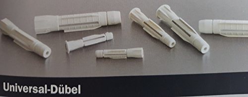 Bayram® 100 Stck Universaldübel Dübel Nylondübel Allzweckdübel Dübel nach Auswahl (10x60)