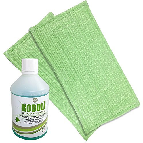 KIT 2 PANNI PER PULILAVA SP520 SP530 FOLLETTO COMPATIBILI + LIQUIDO ADATTABILE