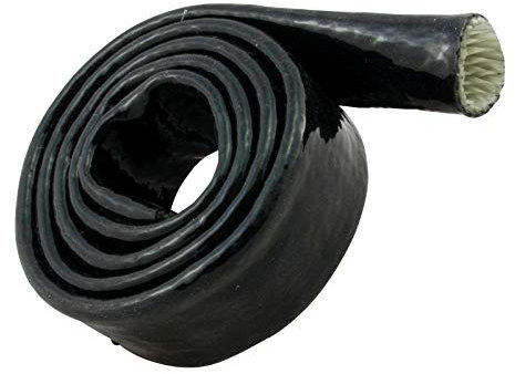 1m Hitzeschutz Schlauch 16mm ID AN10 Silikon Fiberglas Kabelschutz Scheuerschutz
