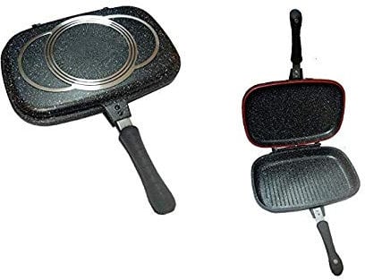 Padella Doppia FORNETTO Antiaderente BISTECCHIERA 36cm