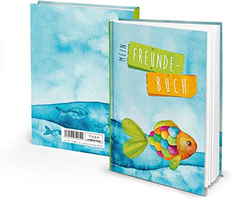 Logbuch-Verlag Freundebuch Kinder Geschenk Geburtstag 1. 2. 3. 4. 5. Klasse DIN A5 Kommunion Mitbringsel Freundschaftsbuch