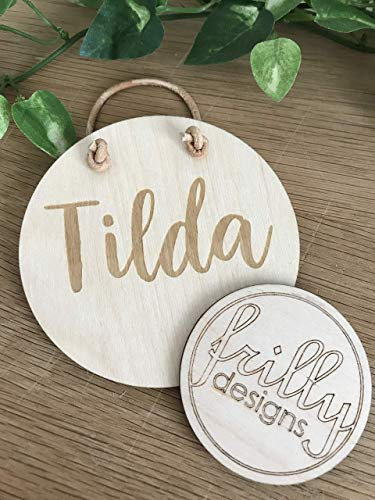 Namenschild Personalisiert Names Holz Schild ab 10cm Geburt Taufe Geschenk Kinderzimmer deko