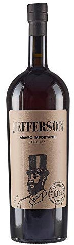 LIQUORE JEFFERSON AMARO IMPORTANTE MAGNUM 30° - Liquore amaro di erbe - 1 bottiglia 1,5 L