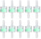 Zerodis 10PCS ABS Green Aquarium Wasserpumpe Silikonschlauch Filter Wasser Öl Luftfilter Fischtanks Schlauch Reinigung Filtration Sauerstoff Aquarium Fischteich Zubehör(4mm)