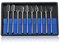 Saipor Dremel Lot de 10 fraises en métal dur avec tige de 3 mm pour sculpture sur bois, métal, pierre, gravure, perçage
