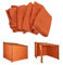 4er-Set Seitenwand für Pergola HWC-A22, Ersatzseitenwand Pavillon, 3x3m Polyester - Terracotta