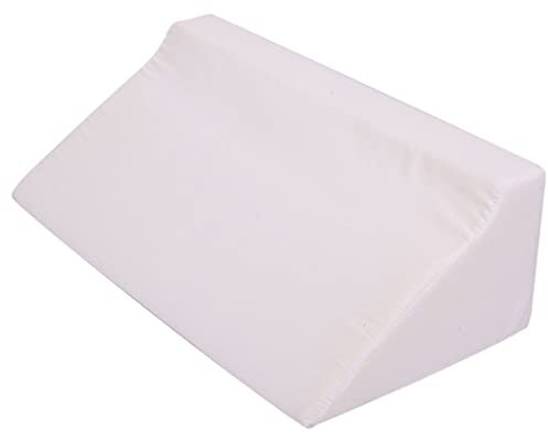 Perfeclan Cuscino con Zeppa Morbido con Fodera Lavabile Cunei Comodi per la Posizione del Corpo per Dormire Post Gravidanza Cuscino per russare - Panno Bianco