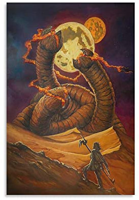 NANXIANG Dune Filmposter Filmposter Kunstbild Retro-Poster 1 Kunstwerke Leinwand Poster Wandkunst Drucke Zuhause Moderne Dekoration 60 x 90 cm