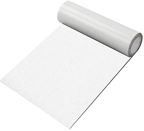 GELAISI Feltro Adesivo Rotolo - 20 * 200 cm Tessuto in Feltro Bianco Fogli Adesivi, Adatto per rivestimento per cassetti feltro, Mobili, cornici per foto, automobili, borse in pelle, pavimenti