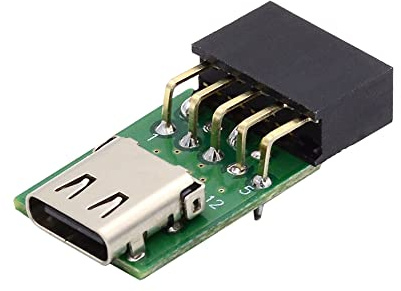 NFHK Single Port USB 3.1 Type C USB-C Female to USB 2.0 Motherboard 9pin 10pin Header Adapter PCBA 480Mbps