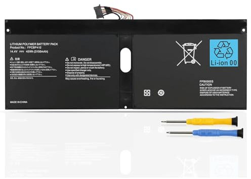 K KYUER FPCBP412 Laptop Akku für Fujitsu LifeBook U904 Ultrabook Series VFY U9040M75A1DE U9040MXPA1DE U9040MXPB1DE U9040MXPC1DE U9040MXPR1DE U904-0M0006PL FPB0305S CP636060-01 Notebook Battery 45Wh
