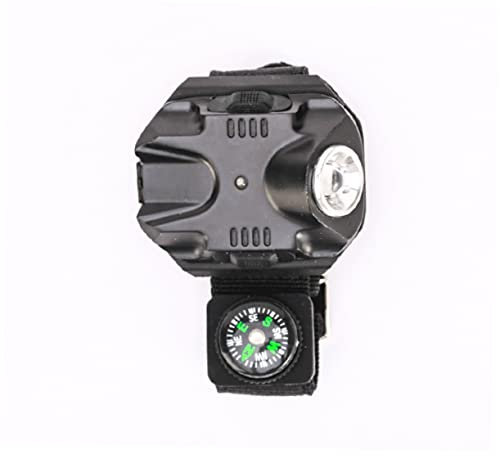 DOITOOL -taschenlampe Mit Handgelenkslicht Uhr Für Den Außenbereich Uhrlicht Taschenlampe Mit Kompass Vielseitig Einsetzbar Für Den Einsatz Beim Camping Und Wandern