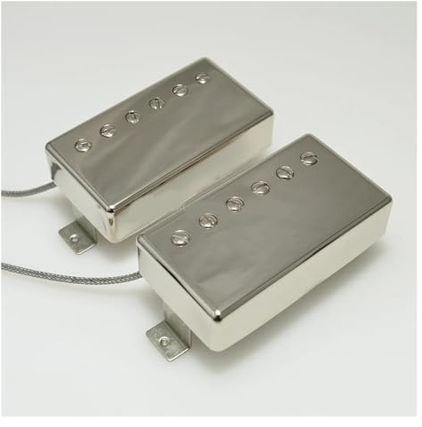 pickups Pickup Classic Nickel Pickup Braided Wire Chrome Cover For Electric Guitar
