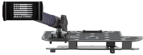 Bulletpoint Handy-Halterung für mehrere Geräte, Metall, kompatibel mit RAM Truck 1500, 2500, 3500, TRX, RHO (RubiGrid v2 gefedert)
