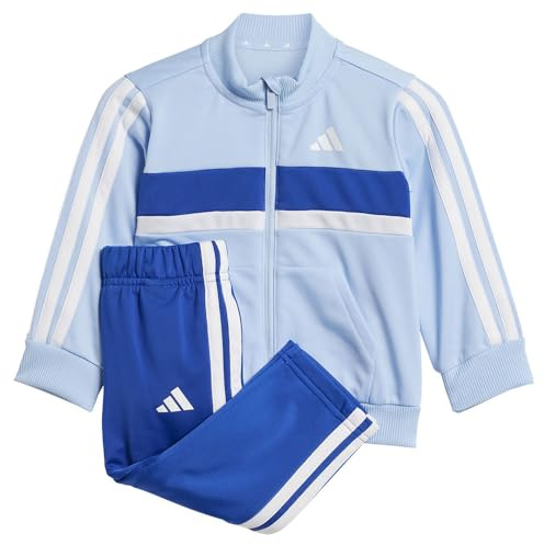 adidas Unisex-Trikot-Trainingsanzug für Kinder, Saison Essentials Tiberio 3 Streifen, 2–3 Jahre