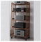 audio rack hifi regal AV-Medienständer Mit 2/3/4/5 Ebenen, Audio-Rack-Regal, Aufbewahrungseinheit For CD-Plattenspieler, Stereo-Receiver, Schrankkomponenten Mit Verstellbaren Regalen/Rädern, Eckregal