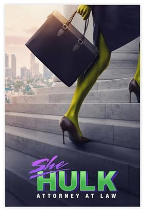 She-Hulk Poster auf Leinwand für Rechtsanwälte, Schlafzimmer-Dekor, Sportlandschaft, Büro, Raumdekoration, Geschenk, ungerahmt, 30 x 45 cm