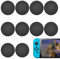 for Nintendo Switch Thumb Grips, for Nintendo Switch Joystick Covers, Thumb Grips with Nintendo Switch, for Nintendo Switch Button Caps - Controller Black Grip Covers - Easy Installation (10 Pcs)