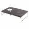 RASTKY Mini table de camping portable avec sac de rangement, table de pique-nique pliable en alliage d'aluminium pour l'extérieur, table de réchaud de camping compatible avec 4 types de combusteurs