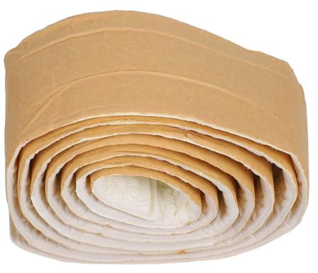 ARTIBETTER Taille Wandverkleidung Weiße Wanddekoration Dekorative Tapetenbordüre Kantenschutz für Fliesen trimmen Haken decke die Tapete Eckschutz aus Messing Rand abziehen und aufkleben PVC