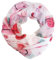 J26 Smiley Loop Schal aus Seidenmischung mit Animal Print Muster Tuch Sommer Frühling Herbst Halstuch Stola Tuch Übergangsschal Seide Silk Smile (Rosa)