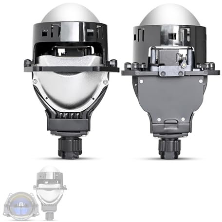 Tudegy Auto-Nebelscheinwerfer, 2 Stück LED-Projektor, 6500 K Autolampe, Retrofit-Kits, Hyperboloid-Linse, Universal-Nebelscheinwerfer, 9 V-15 V