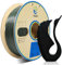 YOUSU 3D Printer Filament Black PLA Glow in the Dark 1.75mm Accuracy +/-0.03mm 1 Roll 1KG Glow Green Starry (5)