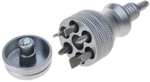 Set di cacciaviti a stella a 6 punte Set di punte per trapano per lega per cacciavite Palm Cacciavite multifunzione con 6 punte da trapano Set di punte da trapano