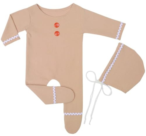 Newborn Photography Outfits Christmas Newborn Baby Photo Props Outfit Infant Boys Girls Christmas Costume Jumpsuit with Hat